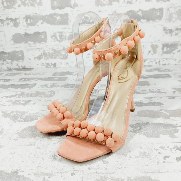 NEW Sam Edelman Luella Canyon Clay Suede Leather Ankle Strap Heeled Sandals O795 - Picture 2 of 15